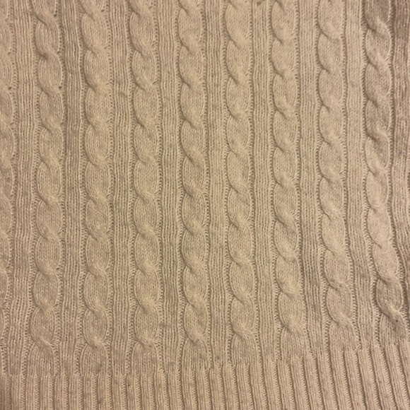 Abercrombie Vintage Cable Knit Ivory Sweater - Picture 6 of 7